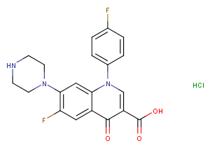 Sarafloxacin hydrochloride图片