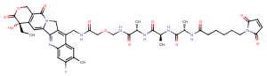 MC-AAA-NHCH2OCH2COO-7-aminomethyl-10-methyl-11-fluoro camptothecin图片