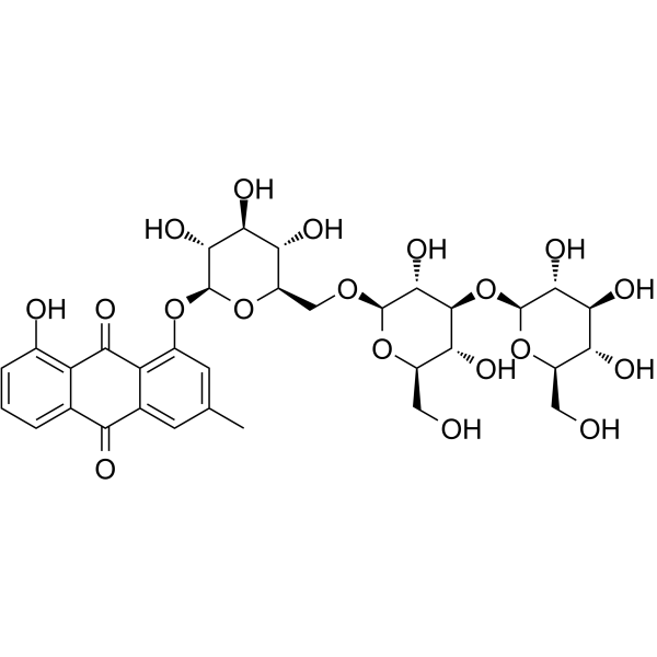 Chrysophanol triglucoside图片