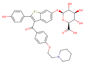 Raloxifene 6-Glucuronide图片