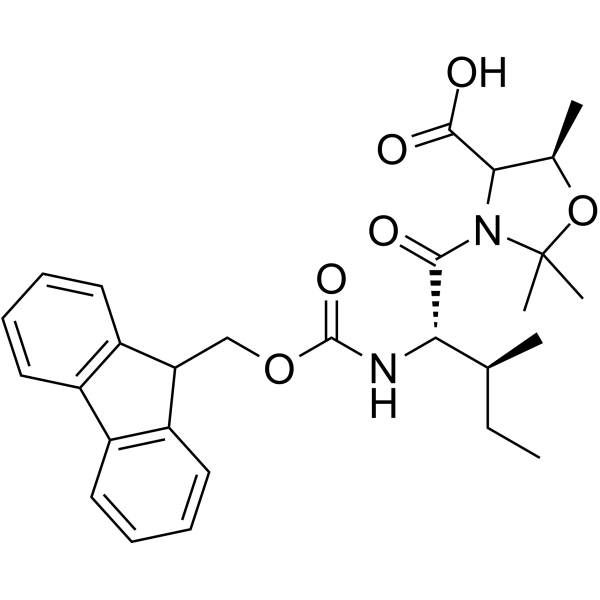 Fmoc-Ile-Thr(psi(Me,Me)pro)-OH图片