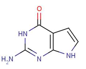 2-Amino-4-hydroxypyrrolo[2,3-d]pyrimidi图片
