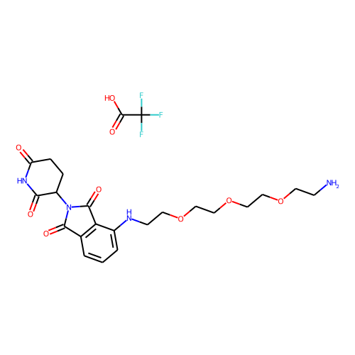Pomalidomide-PEG3-C2-NH2(TFA)图片