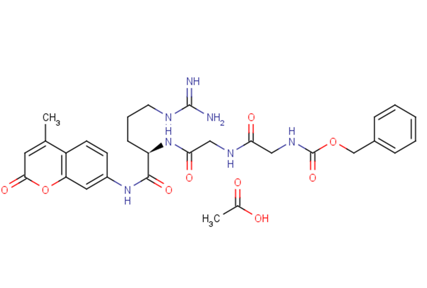 Z-Gly-Gly-Arg-AMC acetate图片