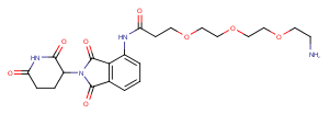 Pomalidomide-amido-PEG3-C2-NH2图片