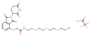 Thalidomide-O-amido-PEG3-C2-NH2 TFA图片
