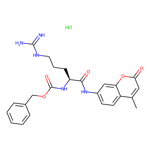 Z-(L-Arg)-AMC(hydrochloride)图片