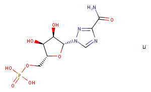 Ribavirin 5'-monophosphate(lithium salt)图片