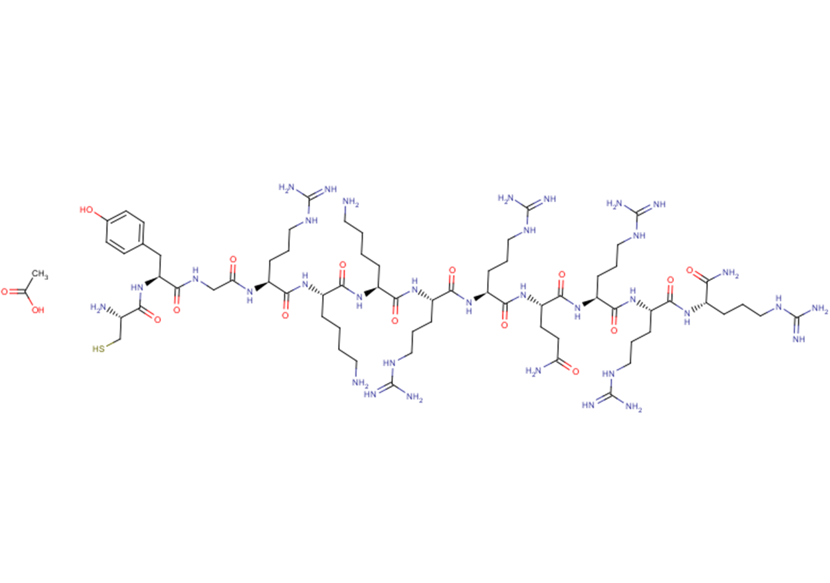Cys-TAT(47-57)acetate(583836-55-9 Free base)图片