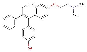 (E)-4-Hydroxytamoxifen图片