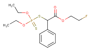 Acetic acid,mercaptophenyl-,2-fluoroethyl ester,S-ester with O,O-diethyl phosphorodithioate图片