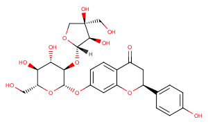 Liquiritigenin-7-apiosylglucoside图片
