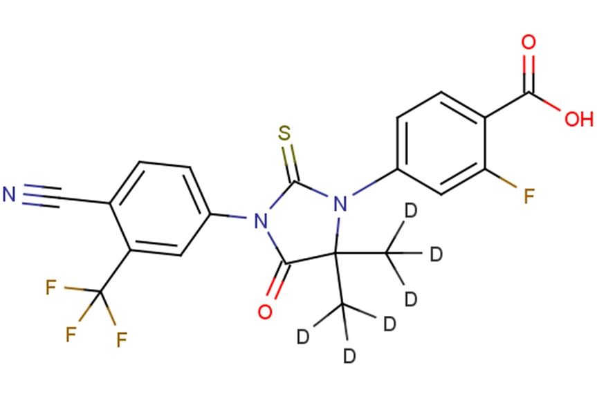 Enzalutamide carboxylic acid D6图片