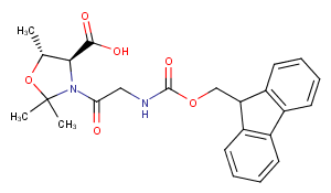 Fmoc-Gly-Thr(psi(Me,Me)pro)-OH图片