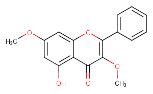 5-hydroxy-3,7-dimethoxy-2-phenylchromen-图片