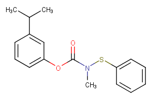 Carbamic acid,methyl(phenylthio)-,m-isopropylphenyl ester图片