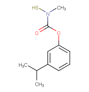 Carbamic acid,N-mercapto-N-methyl-,m-isopropylphenyl ester图片