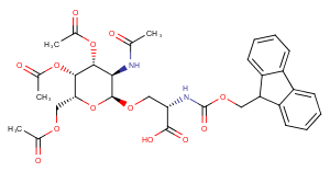 Fmoc-Ser(O-α-D-GalNAc(OAc)3)-OH图片