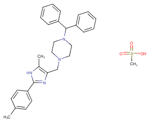 Lifarizine methanesulfonate图片
