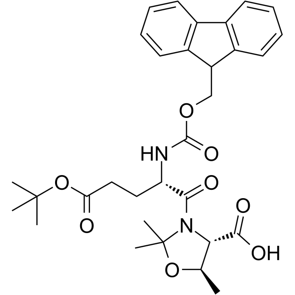 Fmoc-Glu(OtBu)-Thr(psi(Me,Me)pro)-OH图片
