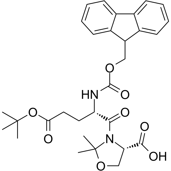 Fmoc-Glu(OtBu)-Ser(psi(Me,Me)pro)-OH图片