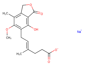 Mycophenolic acid sodium图片