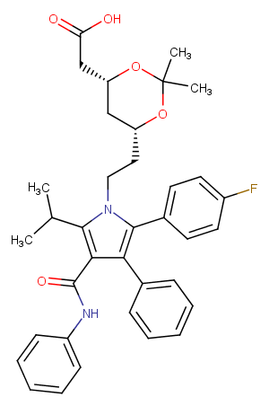 Atorvastatin acetonide图片