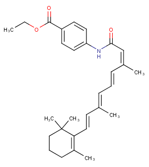 13-cis-N-[4-(Ethoxycarbonyl)phenyl]retinamide图片