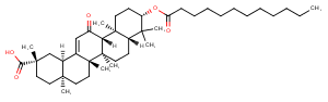 Lauroylglycyrrhetinic acid图片