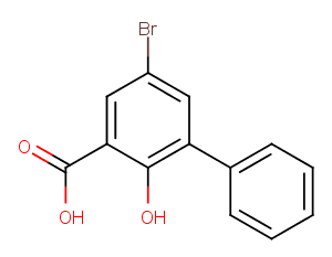 5-bromo-3-phenyl Salicylic Acid图片