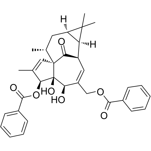 Ingenol 3,20-dibenzoate图片