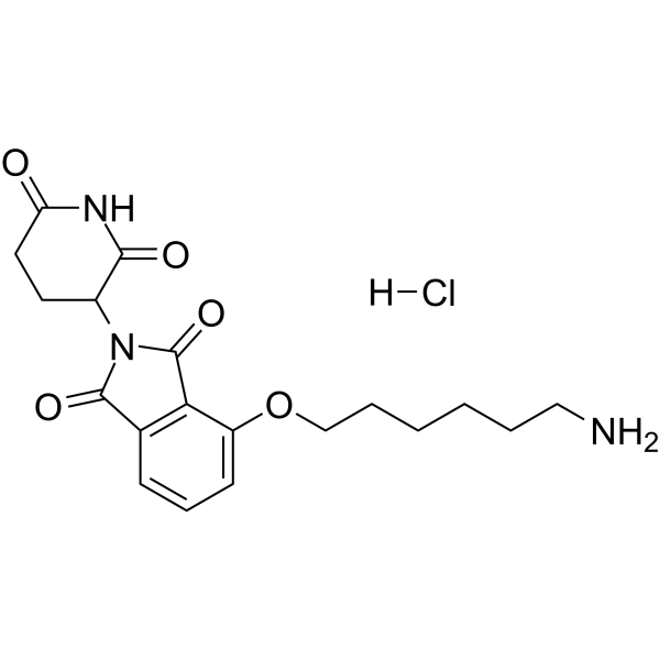 Thalidomide-O-C6-NH2 hydrochloride图片