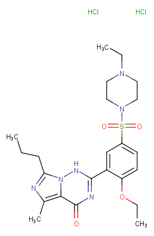 Vardenafil dihydrochloride图片