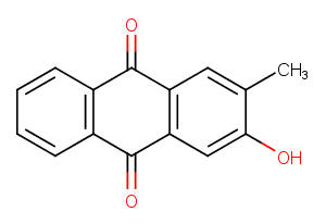 2-Hydroxy-3-methylanthraquinone图片
