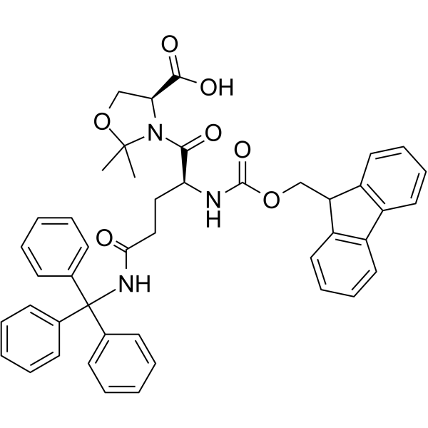 Fmoc-Gln(Trt)-Ser(psi(Me,Me)pro)-OH图片