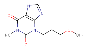 Xanthine,3-(3-methoxypropyl)-1-methyl-图片