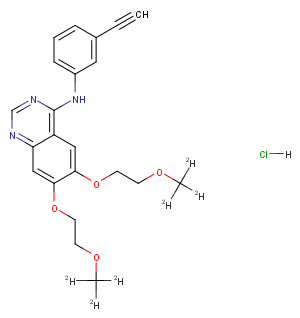 Erlotinib-d6 hydrochloride图片