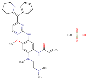 Oritinib mesylate图片