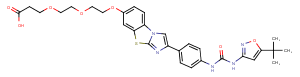 Desmorpholinyl Quizartinib-PEG2-COOH图片