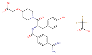 Lamifiban trifluoroacetate图片