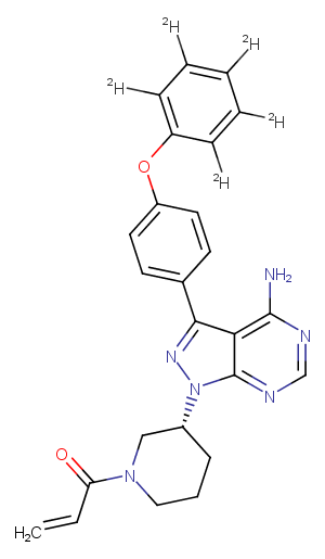 Ibrutinib-d5图片
