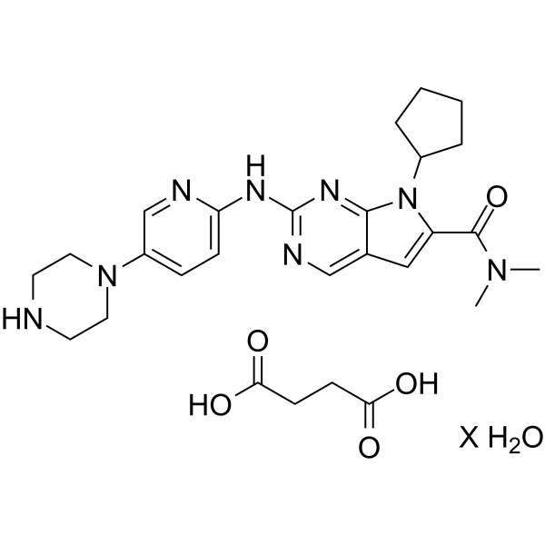 Ribociclib succinate hydrate图片