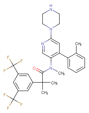 Netupitant metabolite N-desmethyl Netupitant图片