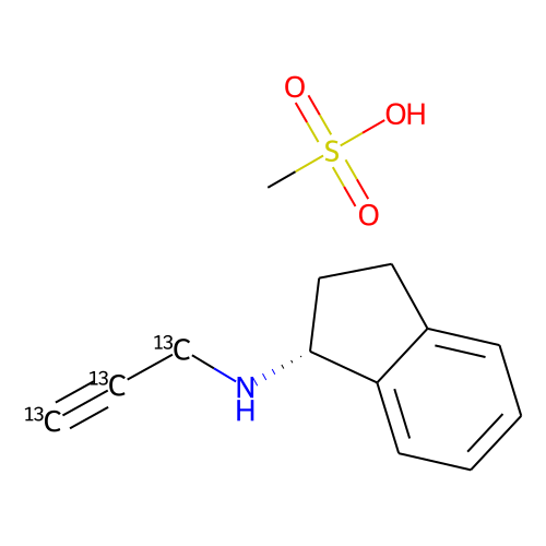 Rasagiline-13C3(mesylate)图片