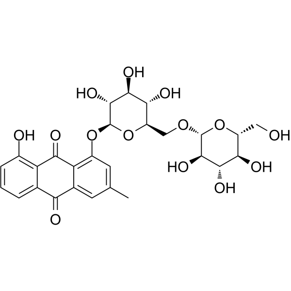 Chrysophanol-1-O-β-gentiobioside图片