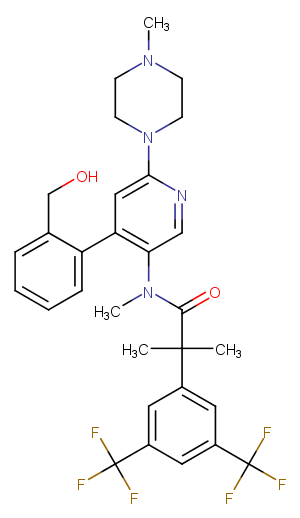 Netupitant metabolite Monohydroxy Netupitant图片