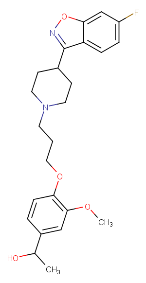 Iloperidone metabolite Hydroxy Iloperidone图片