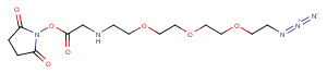 Azido-PEG3-aminoacetic acid-NHS ester图片