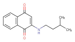 2-(Isopentylamino)naphthalene-1,4-dione图片