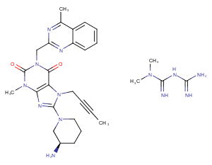 Linagliptin mixture with metformin图片